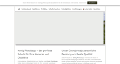 Desktop Screenshot of koenig-photobags.de
